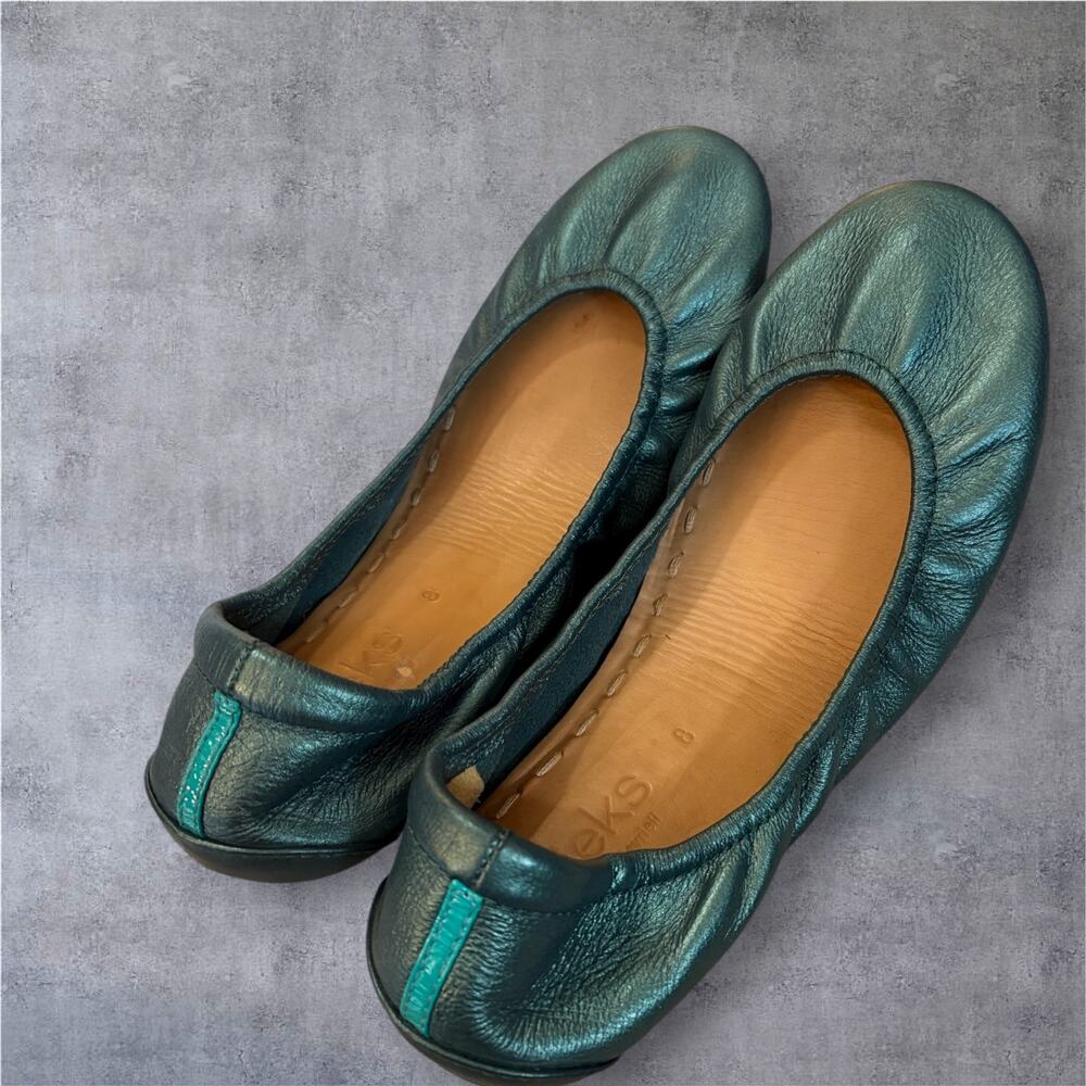 TIEKS by Gavrieli Limited Edition Tahitian Pearl Flats Thanksgiving 6 - Picture 2 of 5